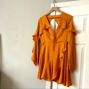 BCBG Gold Mini Dress